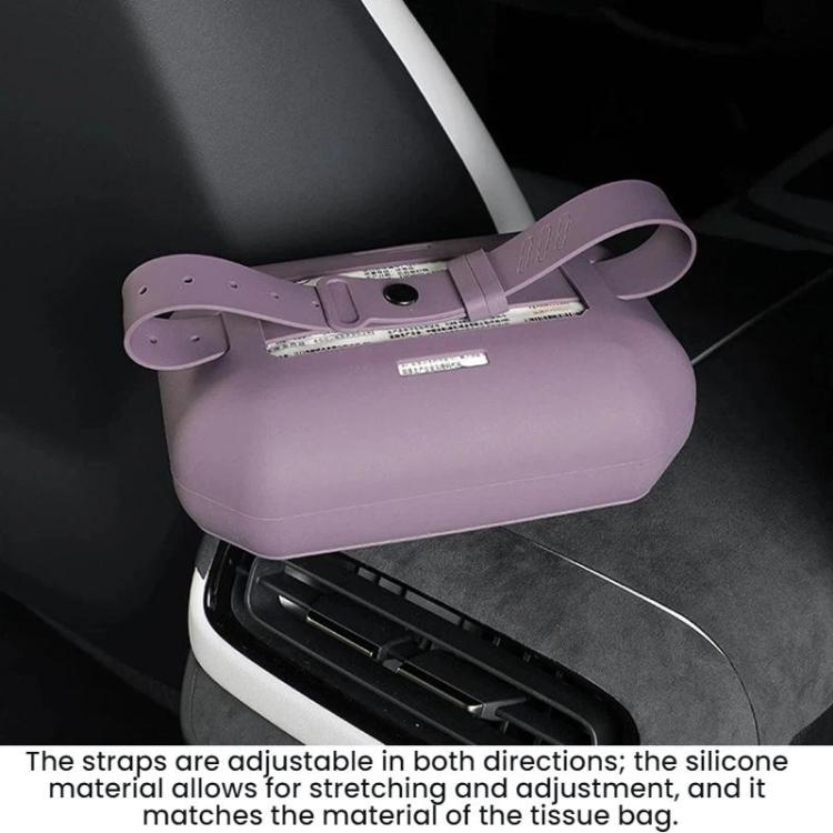 For Leapmotor C10 Seat Hanging Silicone Tissue Box