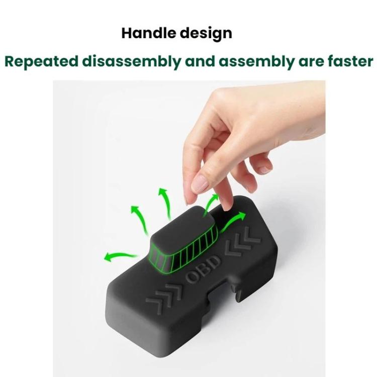 For Leapmotor B10 Silicone OBD Interface Dust Protective Cover