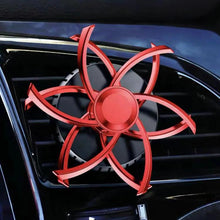 Load image into Gallery viewer, Car Air Vent Ornament With Fragrance Pads Rotating Snowflake Spider Automotive Decoration, Spider Red, Spider Sliver, Spider Blue, Spider Purple, Snowflake Red, Snowflake Sliver, Snowflake Blue, Snowflake Purple