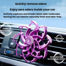 Load image into Gallery viewer, Car Air Vent Ornament With Fragrance Pads Rotating Snowflake Spider Automotive Decoration, Spider Red, Spider Sliver, Spider Blue, Spider Purple, Snowflake Red, Snowflake Sliver, Snowflake Blue, Snowflake Purple