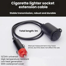 Load image into Gallery viewer, Car Cigarette Lighter High-power Female Connector Extension Cable