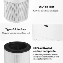 Load image into Gallery viewer, K802-1 Home Touch-Control Air Purifier With Low Noise &amp; LED Light Odor-Eliminating Aromatherapy Air Freshener, K802-1