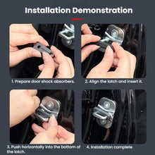 Load image into Gallery viewer, 4pcs General Car Door Lock Buckle Buffer Anti-Collision Pad Automotive Door Noise-Reducing Silicone Protector