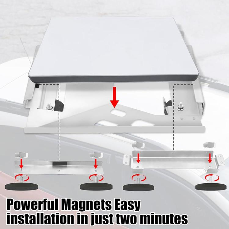 For Starlink Mini PO-919 Car Top Magnetic Installation Bracket Set, PO-919