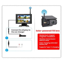 Load image into Gallery viewer, Car Wireless Magnetic Solar-Powered High-Definition Camera Dashcam