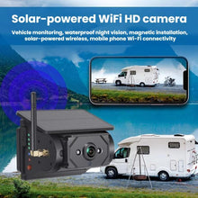 Load image into Gallery viewer, Wireless WIFI Magnetic Solar-powered Car Recorder Reversing HD Camera, F25