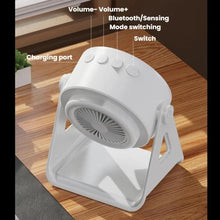 Load image into Gallery viewer, Multifunctional Wireless Sensor Speaker Rotating Phone Holder With RGB Lights