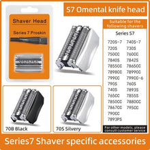 Load image into Gallery viewer, Replacement Shaver Head For Braun Series 7 Shavers 720S-7 / 740S-7 / 720S / 730S / 750CC / 760CC, 70B, 70S