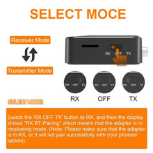 Load image into Gallery viewer, Bluetooth 5.4 Audio Transmitter/Receiver Adapter With TF Card Playback, C56