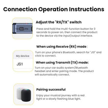Load image into Gallery viewer, Bluetooth 5.4 Car AUX Music Audio Transmitter/Receiver, JS1