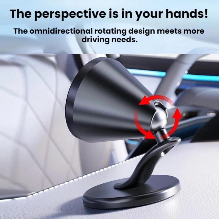 Car Dashboard Magnetic Navigation Folding Rotating Phone Holder, D63