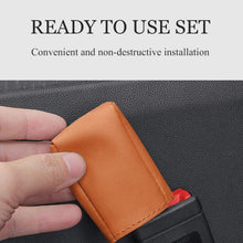Load image into Gallery viewer, Universal Car Seat Belt Buckle Protector Leather Seat Belt Fastener Cover