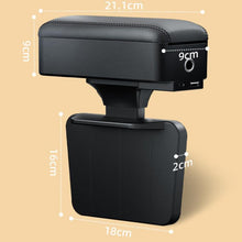 Load image into Gallery viewer, 3092 Car Seat Armrest Cup Holder Multi-Functional Rear Seat Charging Storage Box