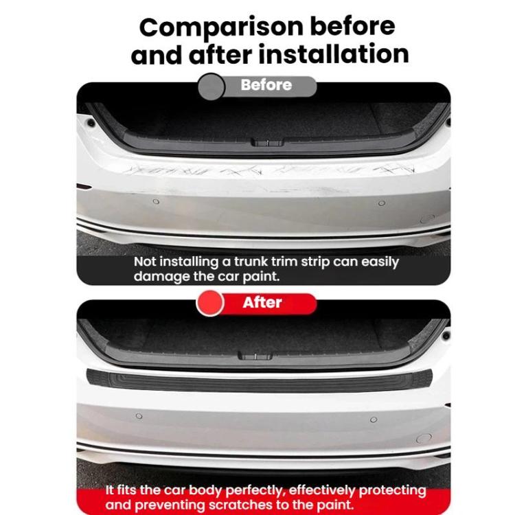 104cm Car Trunk Anti-Collision Protection Strip DIY Bumper Guard Sticker For Sedans, P126, P126-1