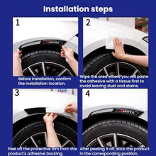 Load image into Gallery viewer, 2pcs Car Wheel Arch Anti-Collision Strip Universal Car Anti-Scratch Sticker