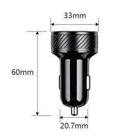 Car Cigarette Lighter LED Indicator USB Charger With Switch
