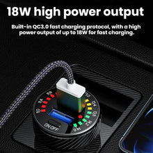Load image into Gallery viewer, Car Cigarette Lighter LED Indicator USB Charger With Switch