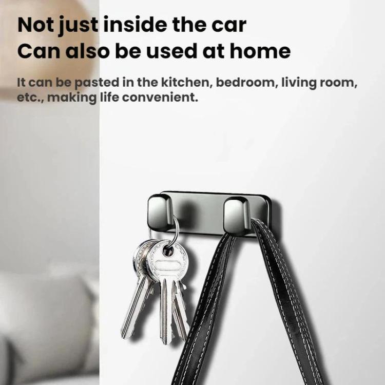 Car Front Seat Adhesive Alloy Storage Hook