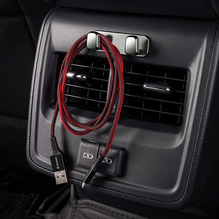 Car Front Seat Adhesive Alloy Storage Hook