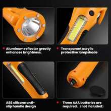 Load image into Gallery viewer, Multifunctional Emergency High-Intensity Magnetic COB Work Light with Car Safety Hammer