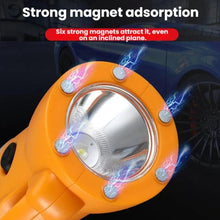 Load image into Gallery viewer, Multifunctional Emergency High-Intensity Magnetic COB Work Light with Car Safety Hammer
