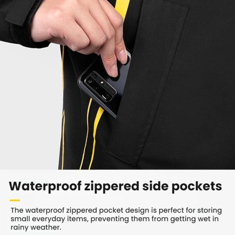 SULAITE Outdoor Oxford Fabric Motorcycle Split Rain Suit, M, L, XL, XXL, XXXL