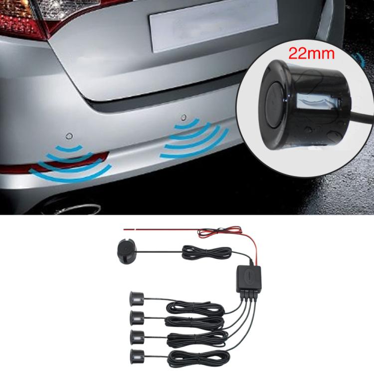4-sensor Car Reversing Radar With Buzzer