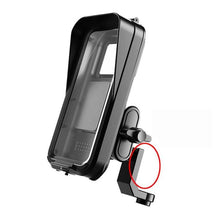 Load image into Gallery viewer, Waterproof Navigation Phone Holder For Motorcycles And Bicycles, Handlebar Charging, Handlebar Standard, Rearview Mirror Charging, Rearview Mirror Standard