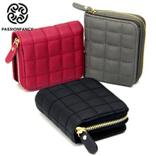 Load image into Gallery viewer, Women  Short Zipper Cute Coin Purse Mini Wallet