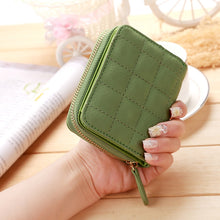 Load image into Gallery viewer, Women  Short Zipper Cute Coin Purse Mini Wallet
