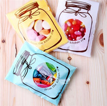 Load image into Gallery viewer, 100 PCS / Set Cute Colorful Bottle Pattern Wedding Birthday Cookies Candy Gift Packaging Bag