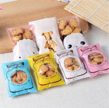 Load image into Gallery viewer, 100 PCS / Set Cute Colorful Bottle Pattern Wedding Birthday Cookies Candy Gift Packaging Bag