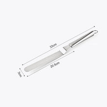 Load image into Gallery viewer, Stainless Steel Cream Spatula Stainless Steel Bell Knife Cake Spatula Baking Scraper Baking Tools