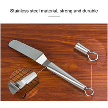 Load image into Gallery viewer, Stainless Steel Cream Spatula Stainless Steel Bell Knife Cake Spatula Baking Scraper Baking Tools