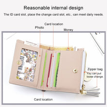 Load image into Gallery viewer, Lady Short Cross-Streaked Suzip Wallet