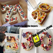 Load image into Gallery viewer, 2 PCS Numbers Cake Mold Cake Decorating Tools