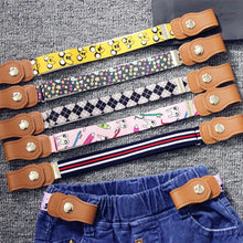 Load image into Gallery viewer, Snap Version Children Weaving Cloth Elastic Force Belt