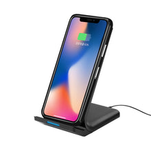 Load image into Gallery viewer, R2 10W Vertical Mobile Phone Wireless Charger Smart Fast Charge Charging Stand Desktop Stand, R2 (Black)
