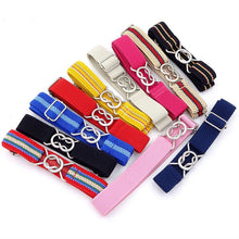 Load image into Gallery viewer, Candy-colored 8-Character Clasp Elastic Braided Belt for Children