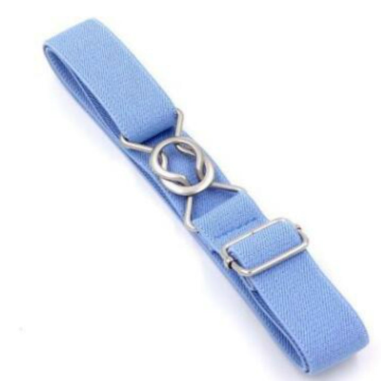 Candy-colored 8-Character Clasp Elastic Braided Belt for Children