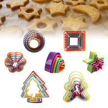 Load image into Gallery viewer, 5pcs / Set Cookies Plastic Cake Mould Biscuit Plunger Forms DIY Baking Tools