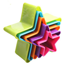 Load image into Gallery viewer, 5pcs / Set Cookies Plastic Cake Mould Biscuit Plunger Forms DIY Baking Tools