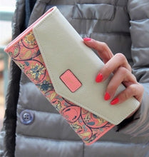 Load image into Gallery viewer, Long Leather Floral Pattern Wallets Coin Purses Money Bag for Women