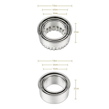 Load image into Gallery viewer, 3pcs/set Stainless Steel Round Dumplings Wrappers Molds Set Cutter Maker Tools, Circular, Sawtooth