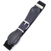Load image into Gallery viewer, Kids Polyester + PU Leather Square Pin Buckle Adjustable Elastic Belt