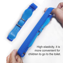 Load image into Gallery viewer, Kids Polyester + PU Leather Square Pin Buckle Adjustable Elastic Belt