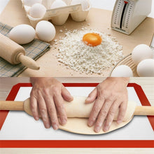 Load image into Gallery viewer, Platinum Glass Fiber Silicone Pastry Cake Cookie Baking Mat Pad Sheet Kneading Mat, 40x30cm, 29x26cm