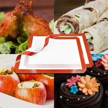Load image into Gallery viewer, Platinum Glass Fiber Silicone Pastry Cake Cookie Baking Mat Pad Sheet Kneading Mat, 40x30cm, 29x26cm
