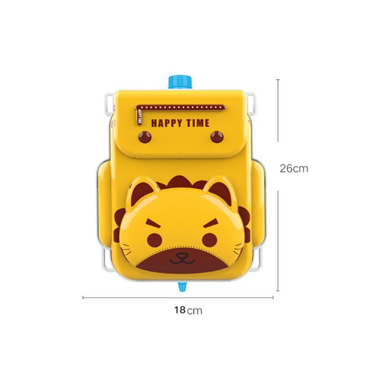 Childrens Backpack Water Gun Toy Animal Cartoon Backpack Pull Air Pressure Jet Water Gun