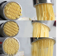Load image into Gallery viewer, Household Stainless Steel Pasta Machine Small Manual Pasta Machine Multi-function Noodle Machine, Noodle Machine + 7 PCS Mould